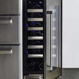 15" Wine Cooler SS Glass LH