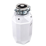FORNO ACQUA BrightDIAMOND Moonstone 1HP Super Quiet Garbage Disposal Corded with Motion Sensor Cabinet Light & Pre-Wired Air Switch