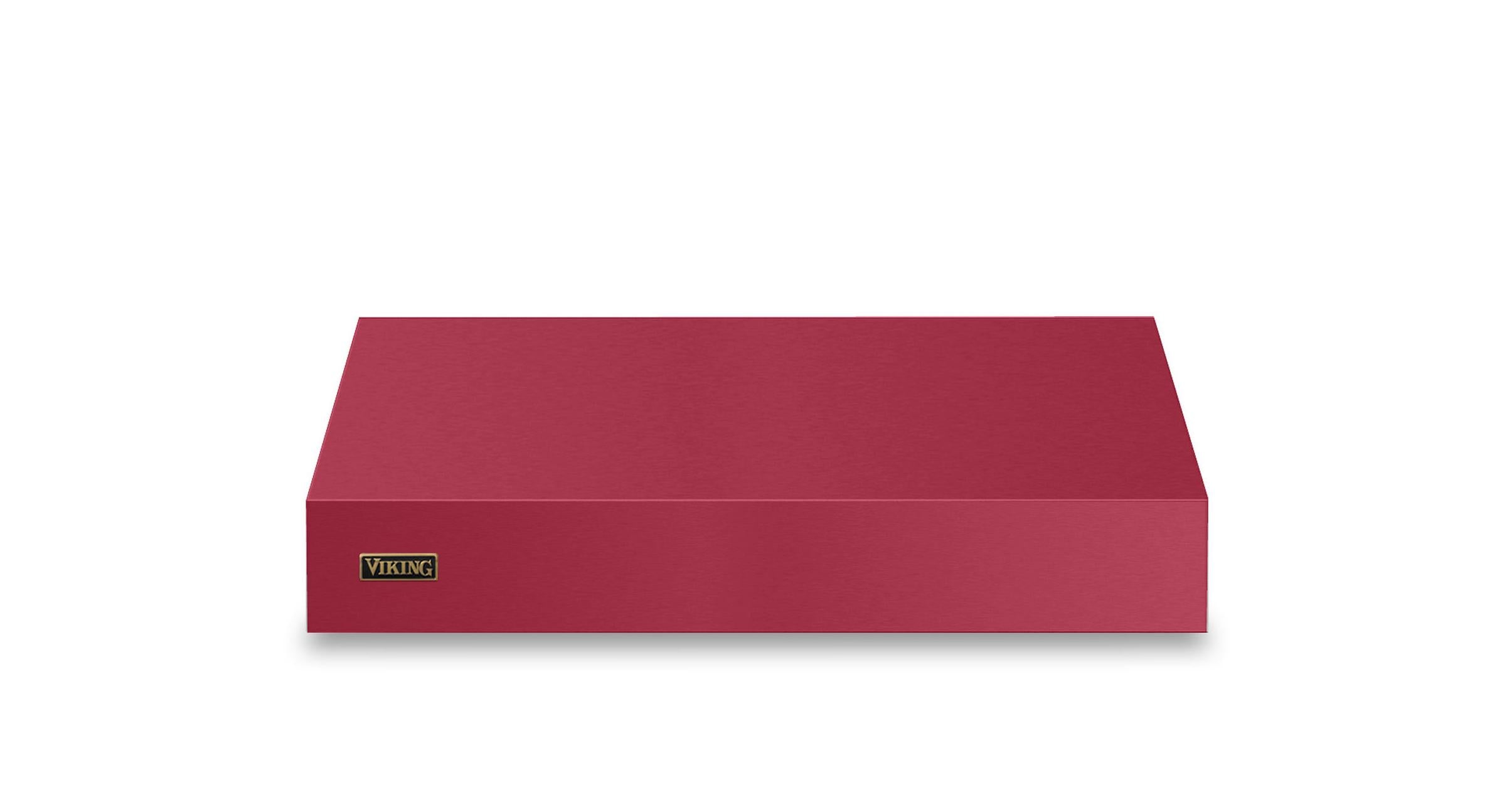 36"W. 12"H. Wall Hood + Ventilator (Finish: Valentine, Trim: Brushed Brass)
