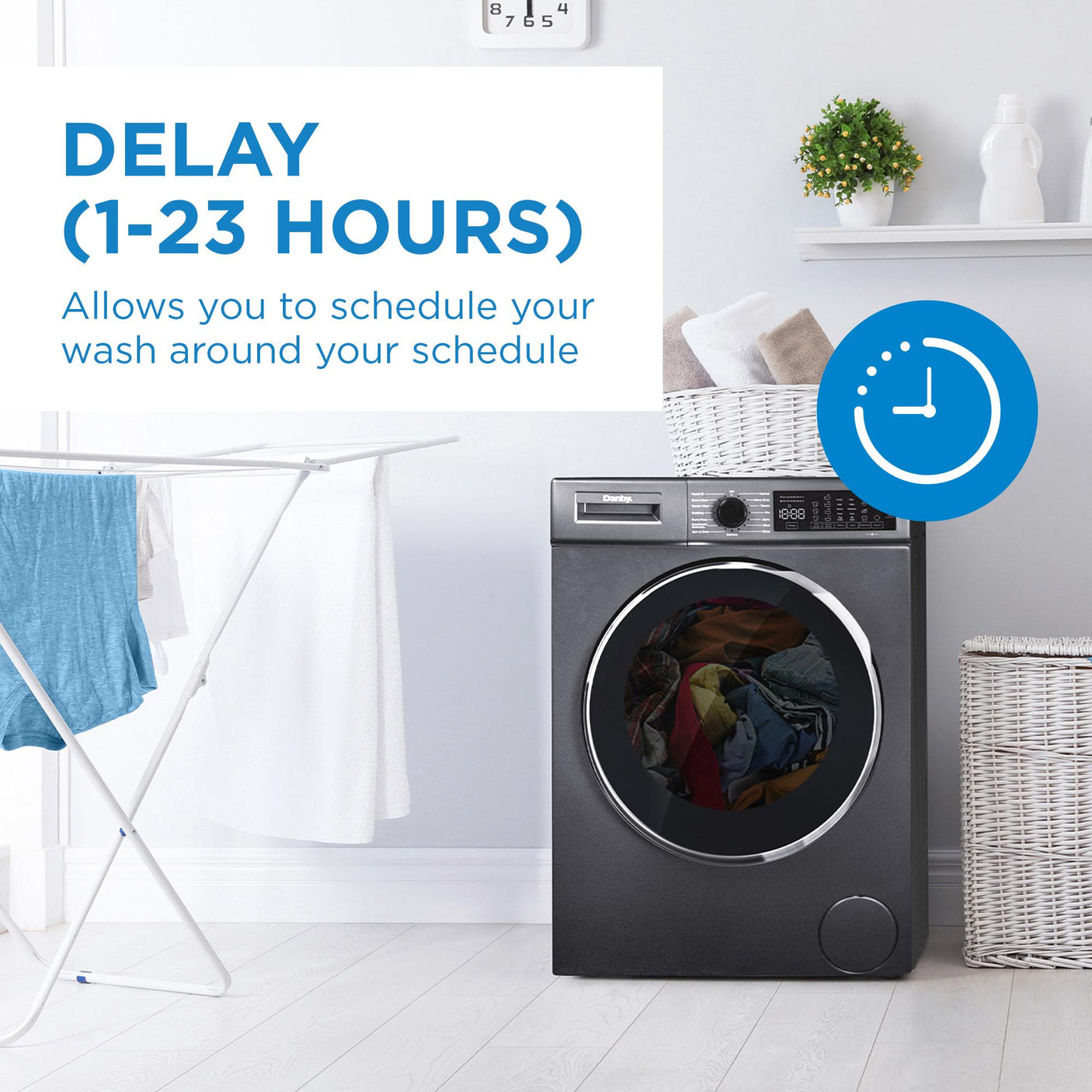 Danby 2.2 cu. ft. 24" Front Load Washing Machine