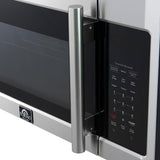 Forno Fornace 30-Inch Over the Range Convection Microwave, Stainless Steel - 1.5 cu.ft, 300 CFM Vent, Touch Control, LED Light