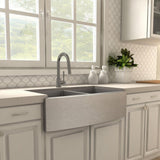 ZLINE Gemini Pull Down Kitchen Faucet in Gun Metal (GEM-KF-GM)