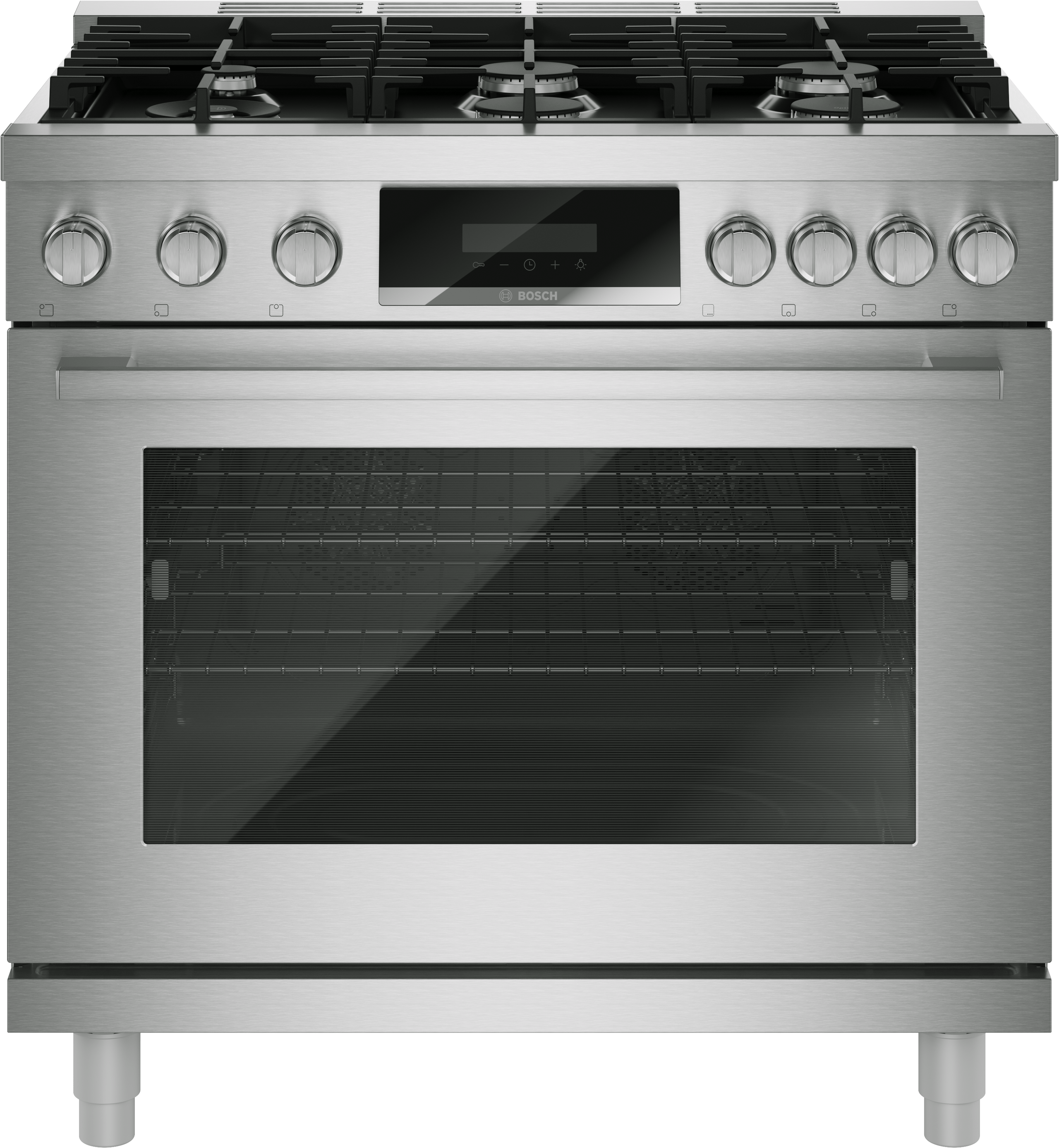 800 Series, Gas freestanding range, 36'', Stainless steel