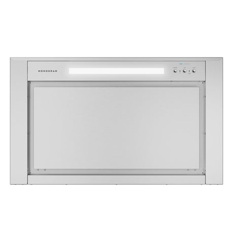 Monogram 30" Wall-Mounted Pyramid Chimney Vent Hood with Air Quality Sensors