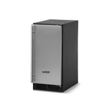 15"W. Panel Ready Clear Ice Machine with Drain Pump, ADA