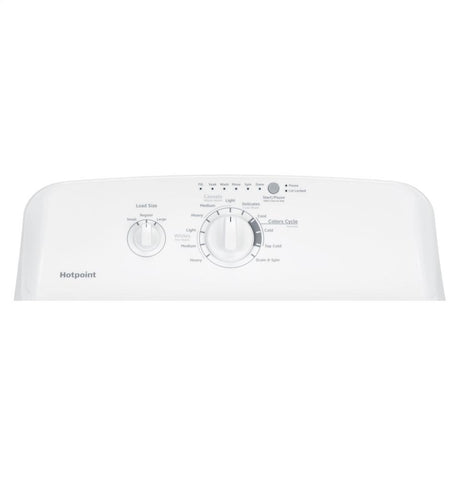 Hotpoint® 3.8 DOE cu. ft. capacity stainless steel basket washer