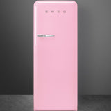 Approx 24" 50'S Style Refrigerator with ice compartment, Pink, Right hand hinge