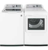 GE® 7.4 cu. ft. Capacity Smart aluminized alloy drum Gas Dryer with HE Sensor Dry