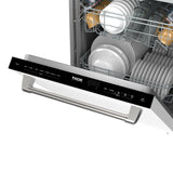 24 Inch Top Control Built-in Dishwasher In White