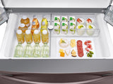 22 cu. ft. Counter Depth 4-Door French Door Refrigerator with Touch Screen Family Hub™ in Tuscan Stainless Steel