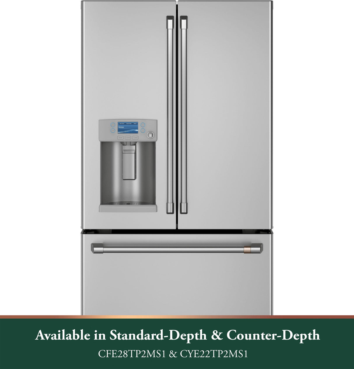 Café™ ENERGY STAR® 27.7 Cu. Ft. Smart French-Door Refrigerator with Hot Water Dispenser