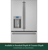 Café™ ENERGY STAR® 22.1 Cu. Ft. Smart Counter-Depth French-Door Refrigerator with Hot Water Dispenser
