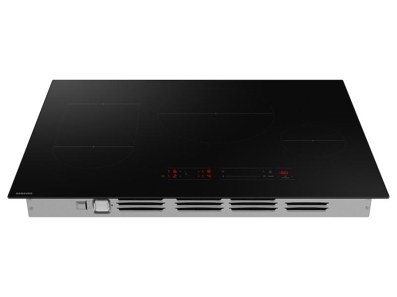 30" Induction Cooktop with Anti-Scratch Matte Glass and Sync Burners in Black