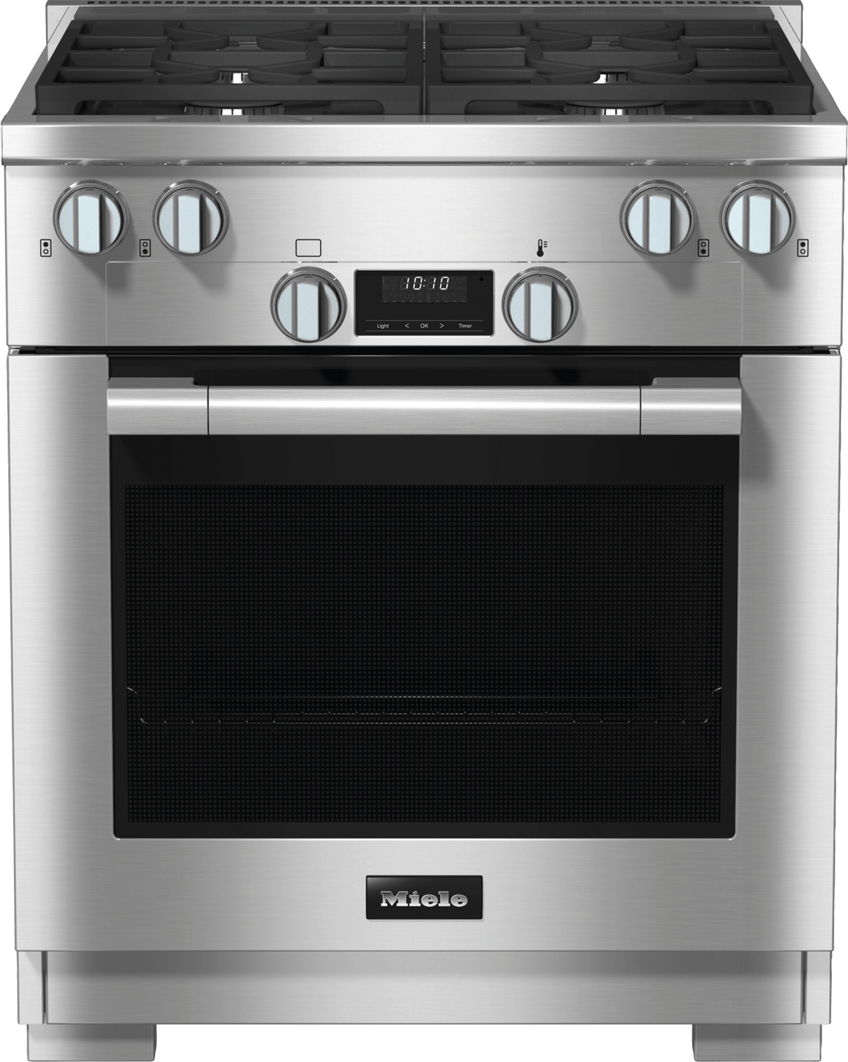 HR 1124-3 LP AG Clean Touch Steel - 30" Range All-gas model with DirectSelect controls