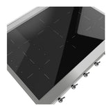 ILVE UHCPI366NSSC Nostalgie II 36 inch Built-In Induction Rangetop with 6 Elements (Chrome)