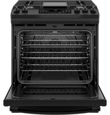 GE® 30" Slide-In Front-Control Convection Gas Range