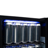 Danby 2.6 cu. ft. Free-Standing Beverage Center in Stainless Steel