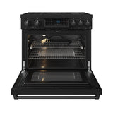 36 Inch Professional Induction Range With Tilt Panel Touch Control In Black  Gordon Ramsay Series