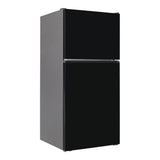 Verona VEFTF3324RBK 33 inch Top Freezer Refrigerator with 24 cu. ft. Total Capacity, Reversible Doors, Recessed Handle, Energy Star (Black)