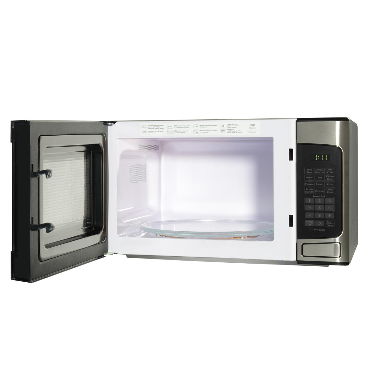 GE® 1.1 Cu. Ft. Capacity Countertop Microwave Oven