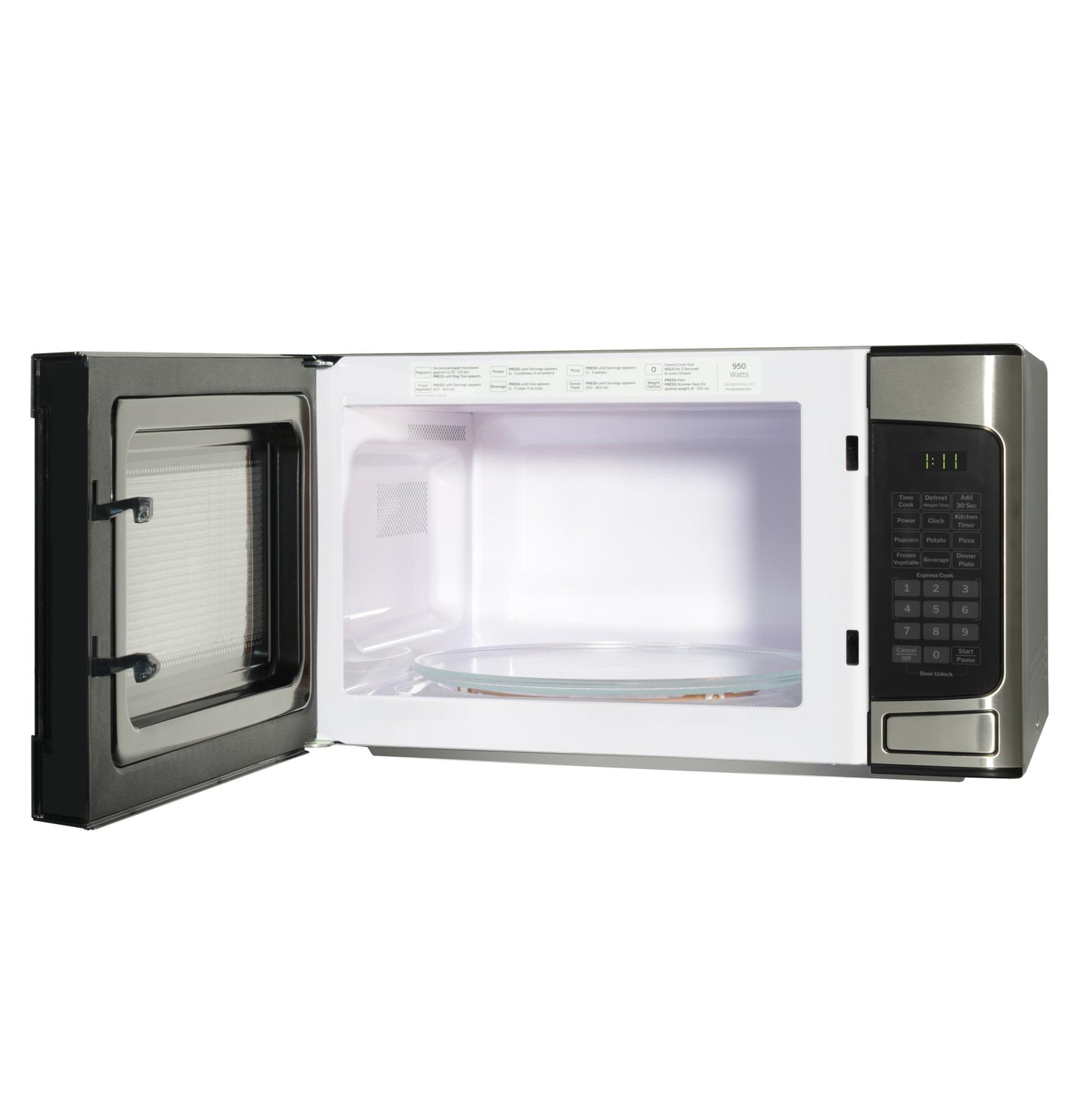 GE® 1.1 Cu. Ft. Capacity Countertop Microwave Oven