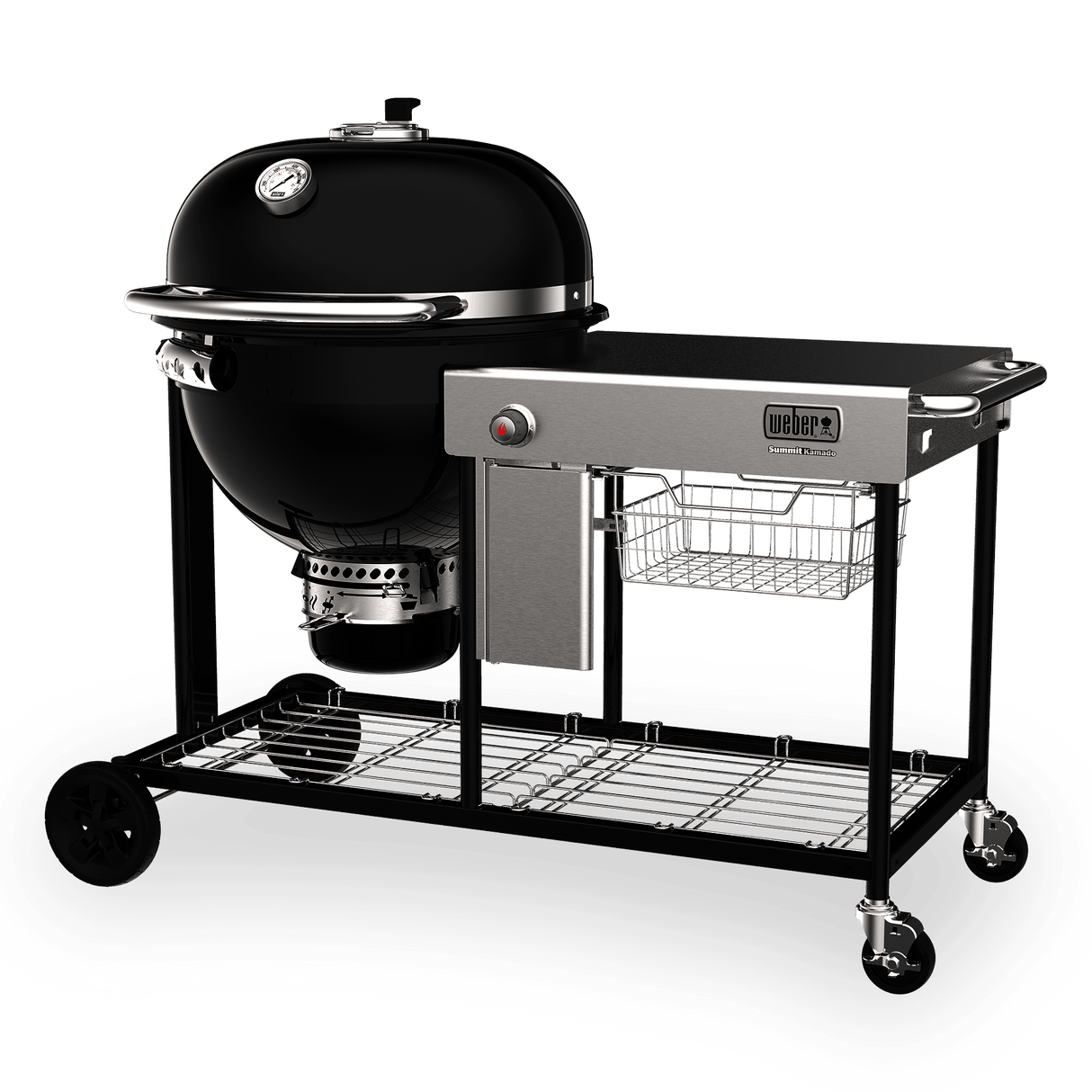 Summit® Kamado S6 Charcoal Grill Center - Black