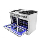 48 Inch Professional Gas Range In Stainless Steel