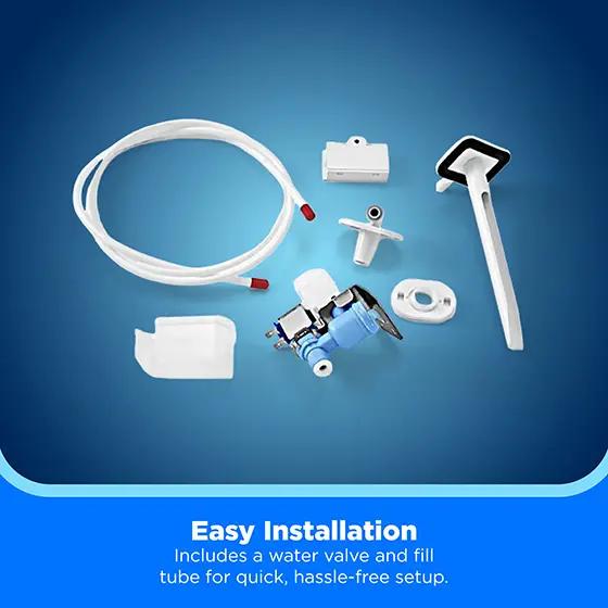 Midea Automatic Icemaker Kit for Top-Freezer, Bottom-Freezer, and French Door Refrigerators