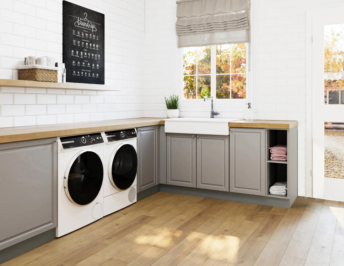 500 Series Compact Washer , White