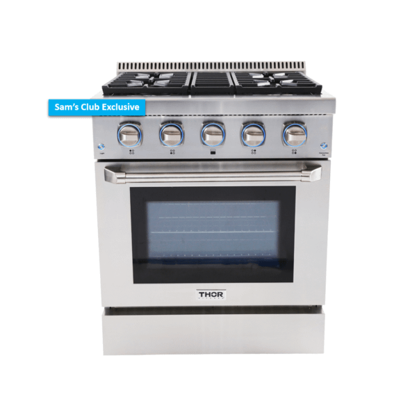 30 Inch Professional Gas Range In Stainless Steel