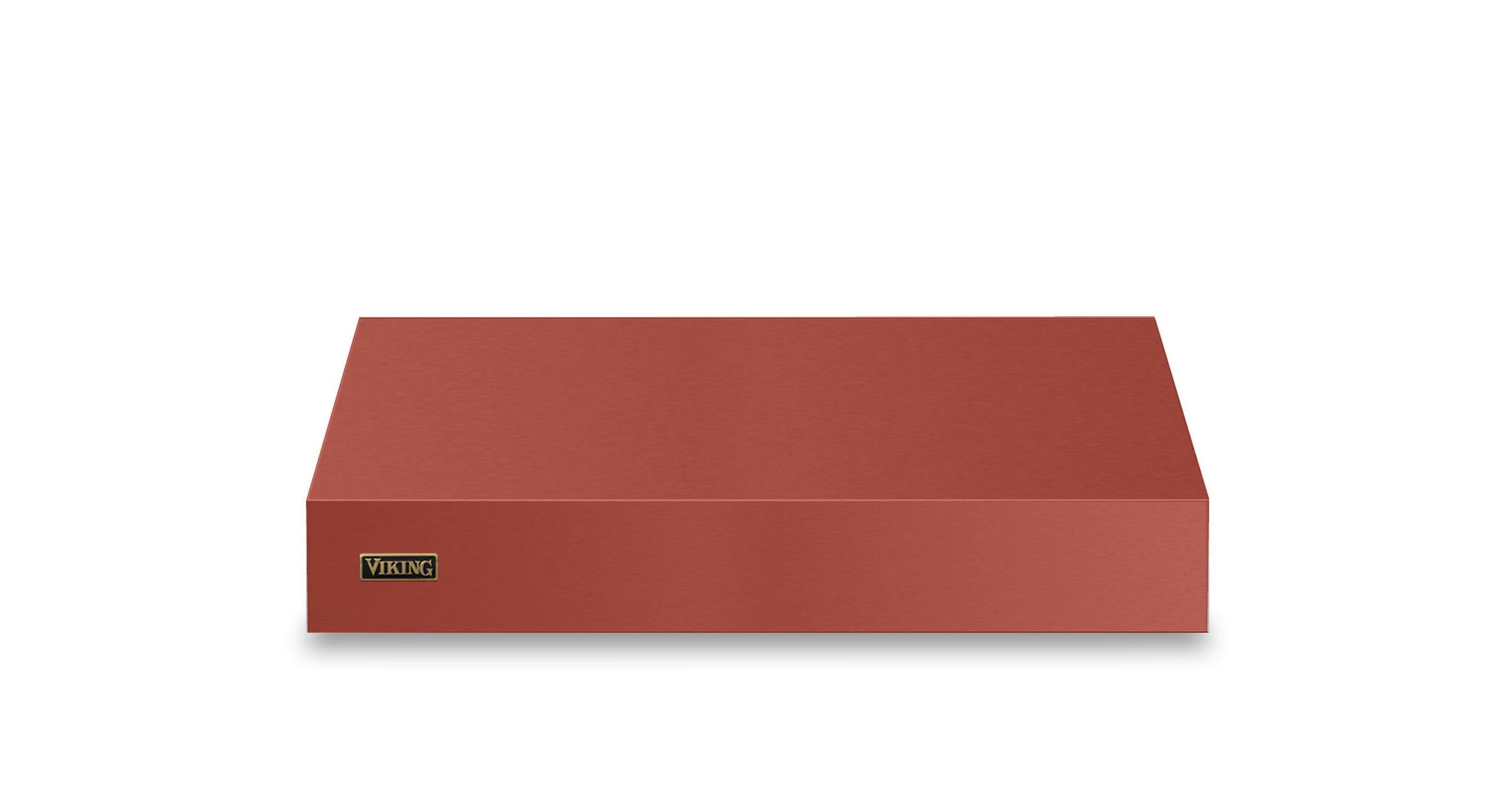 36"W. 12"H. Wall Hood + Ventilator (Finish: Spiced Cider, Trim: Brushed Brass)