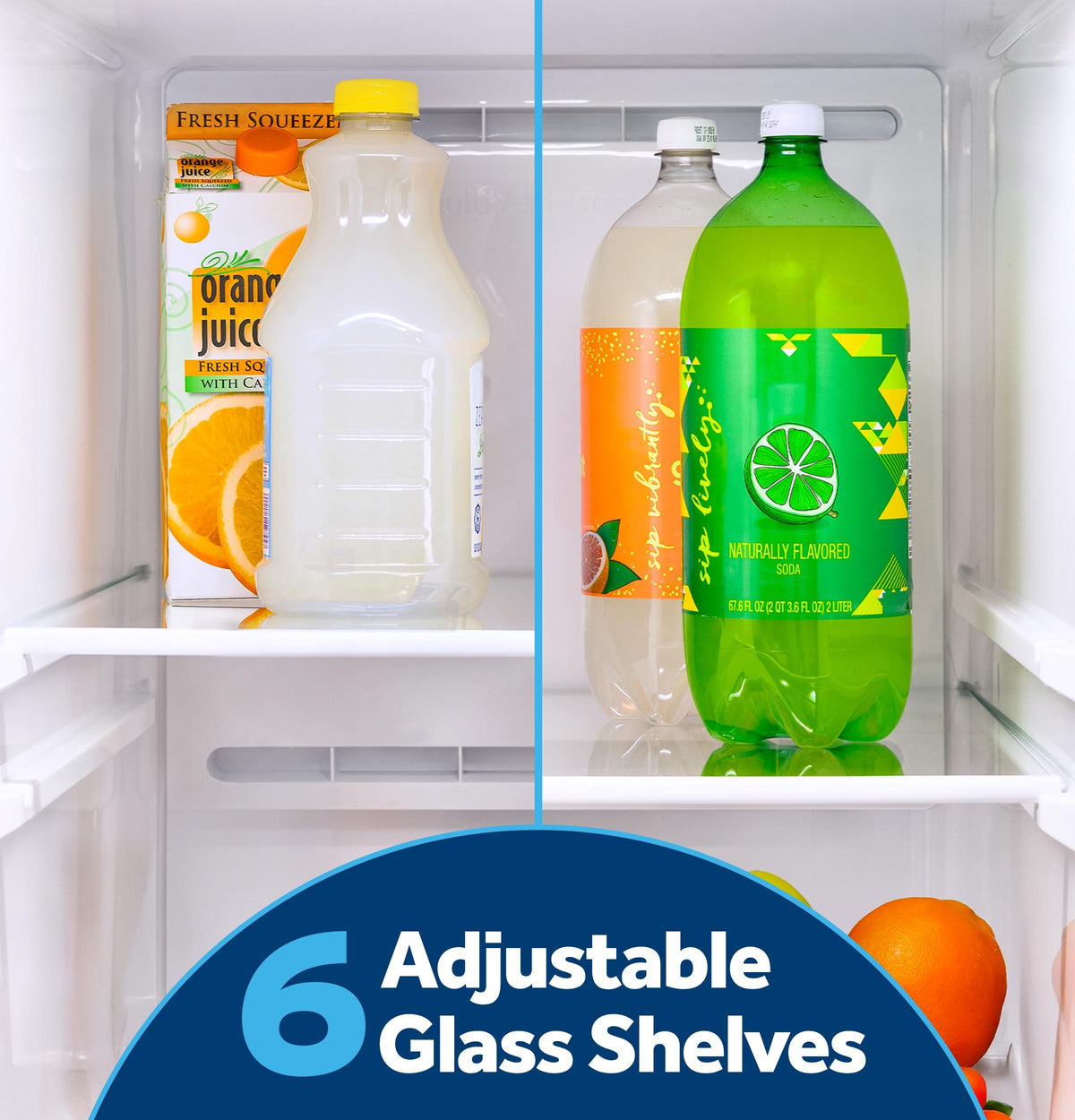 GE® 23.6 Cu. Ft. Counter-Depth Side-By-Side Refrigerator with Extra Tall Dispenser and In-Door Icemaker