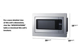30" Wide Built-in Microwave (trim Kit Included)