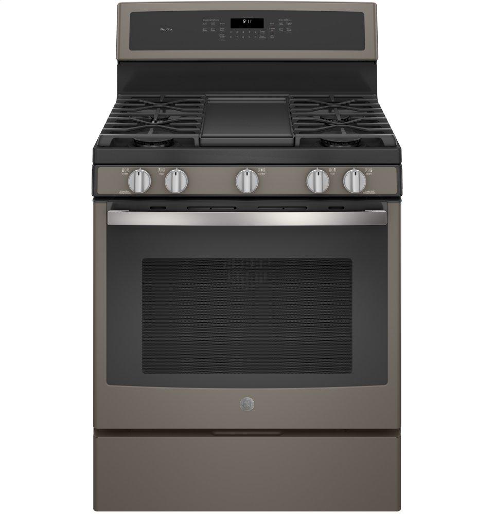 GE Profile™ 30" Free-Standing Gas Convection Range