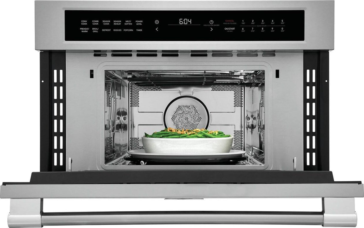 30" Built-In Convection Microwave Oven with Drop-Down Door