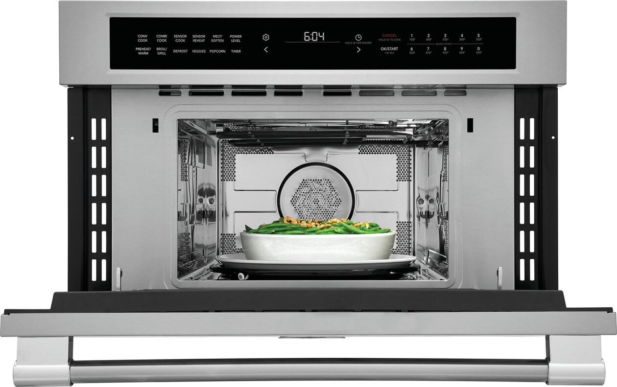 30" Built-In Convection Microwave Oven with Drop-Down Door