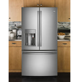 GE Profile™ Series ENERGY STAR® 22.1 Cu. Ft. Smart Counter-Depth French-Door Refrigerator with Keurig® K-Cup® Brewing System
