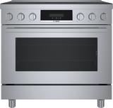 800 Series Induction freestanding range 36" Stainless Steel