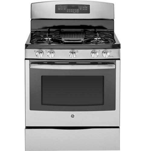 GE Profile™ Series 30" Free-Standing Self Clean Gas Range