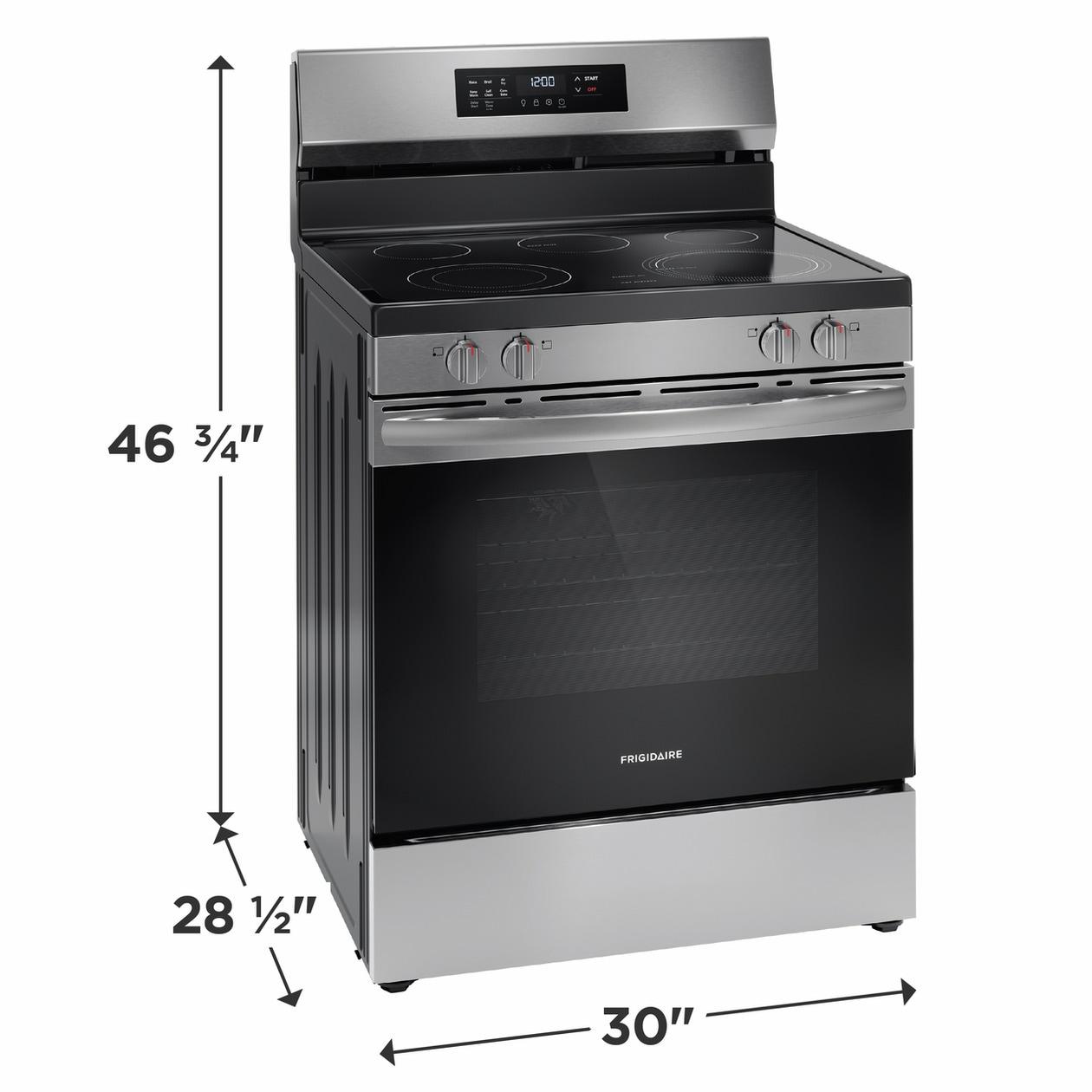 30" Electric Range with Air Fry