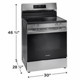 30" Electric Range with Air Fry