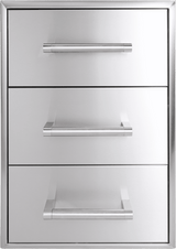18" Three Drawer Cabinet