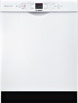 ADA 24" 300 Series Recessed Hndl, 4/4 Cycles, 46 dBA, RckMatic, 14 Pl Stgs - WH