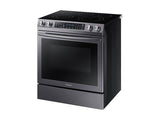 5.8 cu. ft. Slide-In Electric Range in Black Stainless Steel