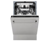 ZLINE 18" Tallac Series 3rd Rack Top Control Dishwasher with Traditional Handle, 51dBa [Color: DuraSnow Stainless Steel]