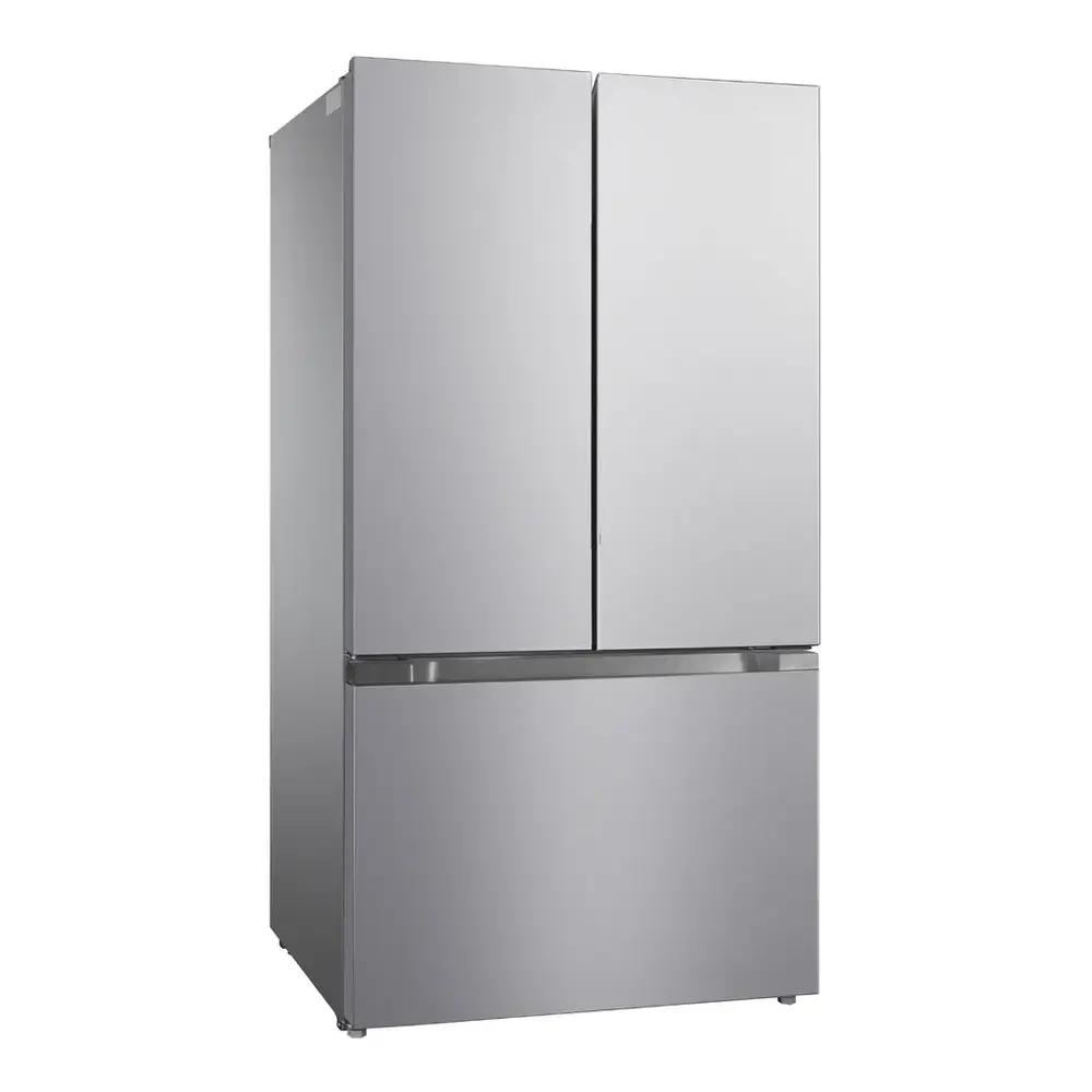 Verona VEFFD3620RISL 36 inch Freestanding French Door Refrigerator with 20.3 cu. ft. Capacity, Automatic Ice Maker, Recessed Handle