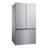 Verona VEFFD3620RISL 36 inch Freestanding French Door Refrigerator with 20.3 cu. ft. Capacity, Automatic Ice Maker, Recessed Handle