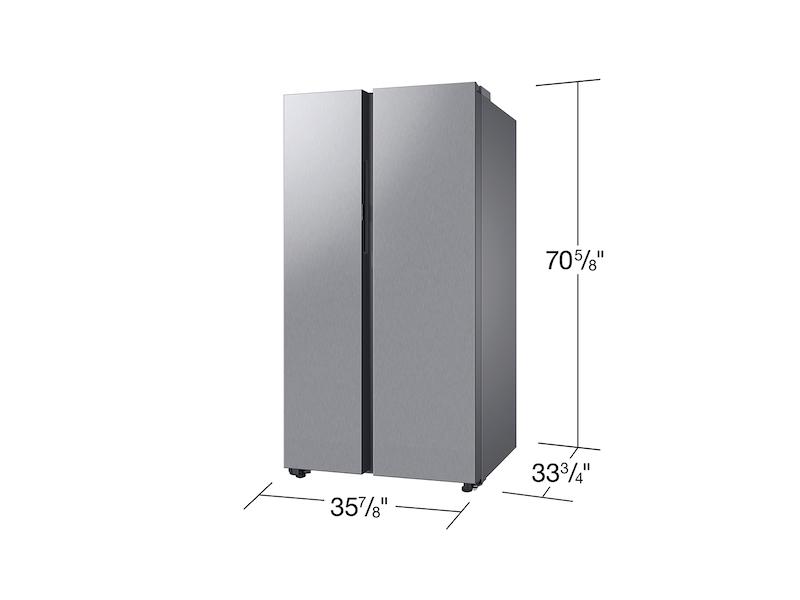 Bespoke Side-by-Side 28 cu. ft. Refrigerator with Beverage Center™ in Stainless Steel