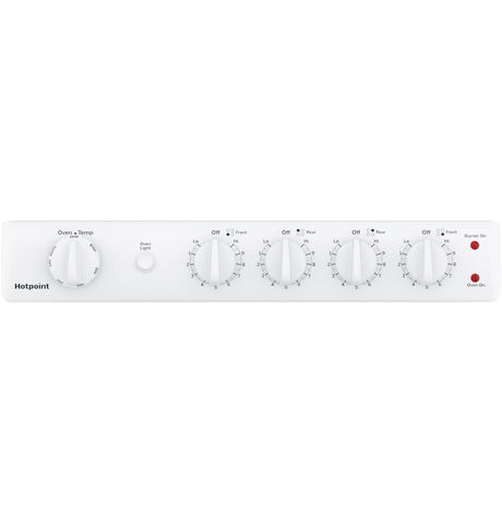 Hotpoint® 24" Free-Standing Front-Control Electric Range
