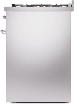 Nostalgie II 30 Inch Dual Fuel Liquid Propane Freestanding Range in Stainless Steel with Chrome Trim